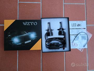 Kit Fari H7 LED WZTO Professionali, 60W Luminosi