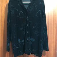 Camicia donna velluto da nonna XL