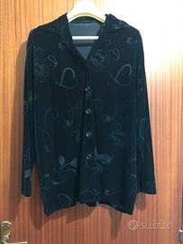 Camicia donna velluto da nonna XL
