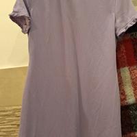 vestitino lilla Versace cerimonia primaverile