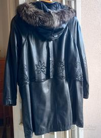 cappotto in VERA PELLE