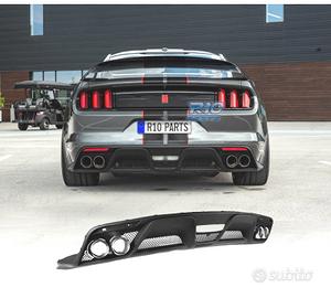 DIFUSORE FORD MUSTANG 15-17 LOOK GT350 + TERMINALI