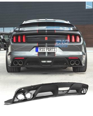 DIFUSORE FORD MUSTANG 15-17 LOOK GT350 + TERMINALI