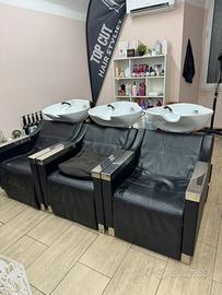 3 lavatesta con poltrone