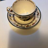 Tazza grande Spode con piatto