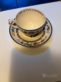 Tazza grande Spode con piatto