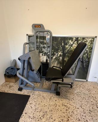 Horizontal LEG PRESS TECA 90 gradi pacco pesi 150