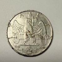 Moneta da 1 Lira 1940 Re Vittorio Emanuele III