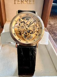 orologio vintage da polso skeletrato nuovo