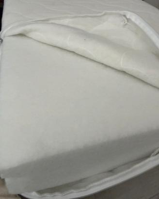 Materassino per culla bambini con coprimaterasso