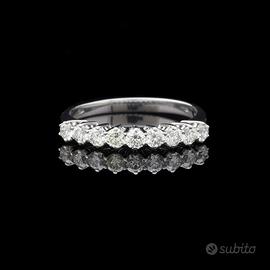 ANELLO VERETTA IN ORO 18 KT BRILLANTI  1.00 CT
