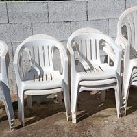 sedia sedie da giardino in plastica 