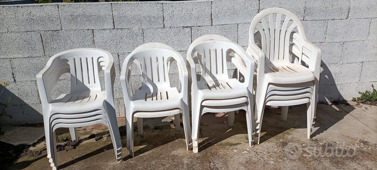 Sedie da giardino in plastica Mobili usati