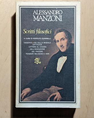 Scritti filosofici, Alessandro Manzoni, BUR 1976