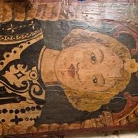 tavolette legno antico decorate