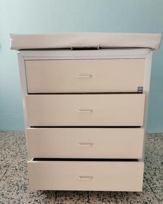 Fasciatoio con cassettiera