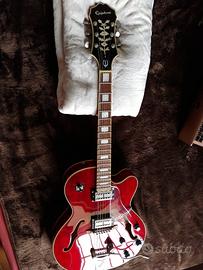 chitarra Epiphone Emperor Swingster red wine