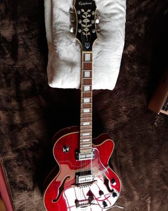 chitarra Epiphone Emperor Swingster red wine