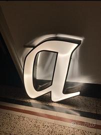 Lettera da INSEGNA restaurata