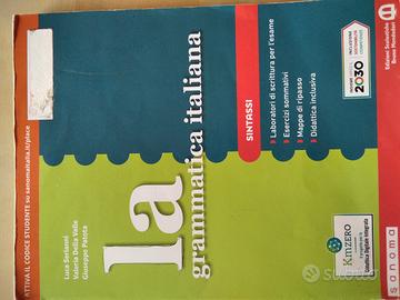 Libro "la grammatica italiana, sintassi"