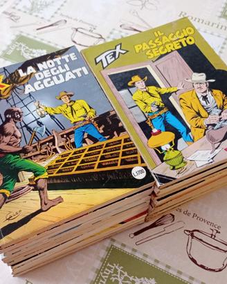 "Tex Willer" lotto 24 albi varie edizioni.