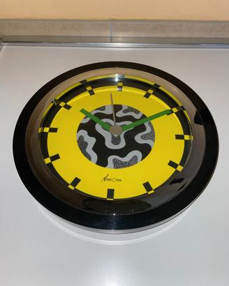 DU PASQUIER & SOWDEN WALL CLOCK BY NEOS 1988