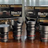 Kit Cine Rokinon VDSLR (14/24/35/85mm) Canon EF