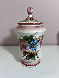 Vaso con coperchio inceramica P.T. Nove di Bassano