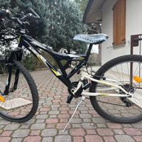 Bici vicini absorber nera e bianca