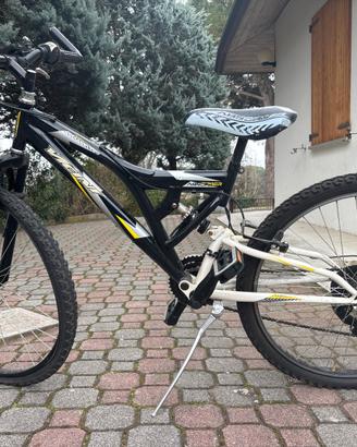 Bici vicini absorber nera e bianca