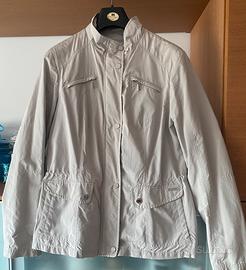 Giacca impermeabile Geox beige donna taglia 46