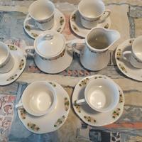 Servizio da caffè decorato a mano