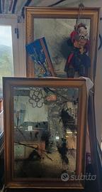 coppia specchiere antichizzate. 