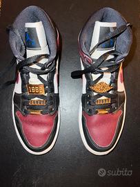 Nike Air Jordan 1 Mid Se Black Dark Beetroot (w)