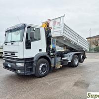 IVECO EUROTECH 260E35 ribaltabile, gru e Radiocoma