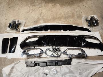 kit diffusore posteriore AMG per classe A a35/a45 