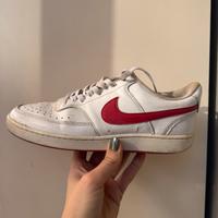 nike court vision bianche e rosse