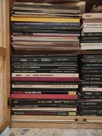 collezione di vinili di musica classica e lirica