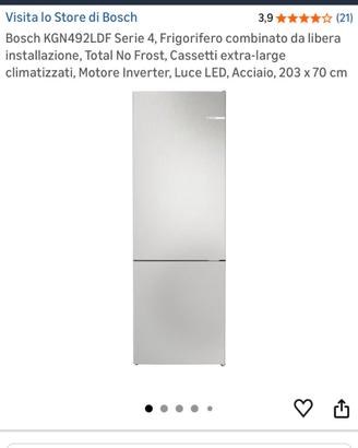 Frigorifero combinato Bosch nuovo