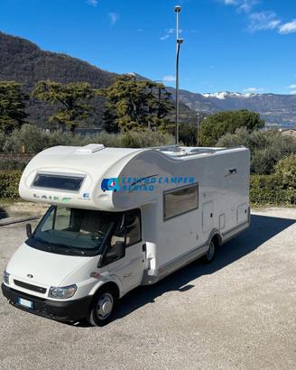 Laika X700 camper mansardato gemellato posteriore