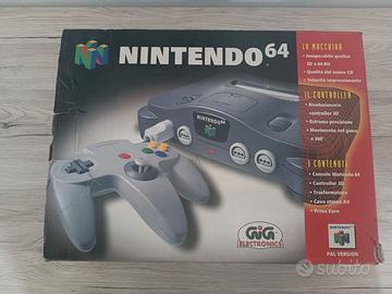 NINTENDO 64 GIG CON SCATOLA BOX PAL