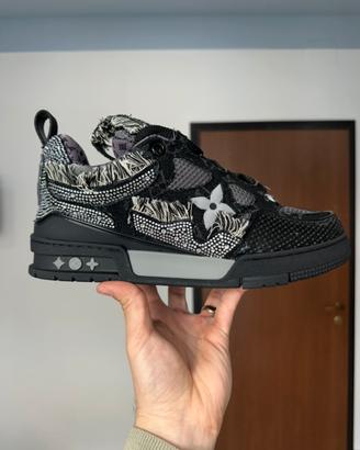 Louis Vuitton LV Skate Nere Grigie Swarovski 43