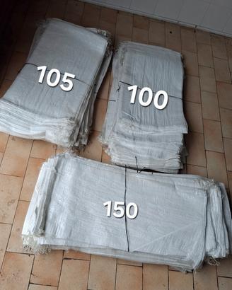 Sacchi in Polipropilene Intrecciato Nuovi