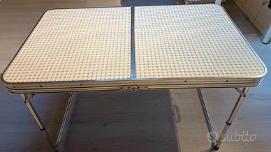 TAVOLO PIEGHEVOLE IN ALLUMINIO A VALIGETTA