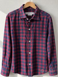 Camicia Flanella a Quadri Rossi e Blu | Taglia L