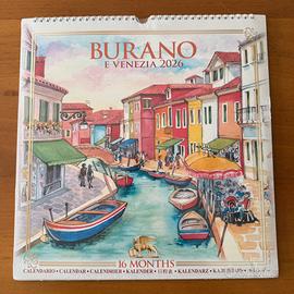 Calendario 2026 Burano e Venezia