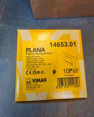 Vimar Plana placche 3 posti  bianche