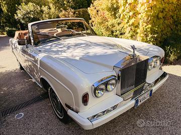 Noleggio rolls royce cabrio matrimonio monza como
