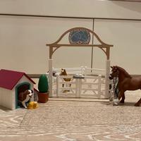 Set cavalli e cane - Schleich 42458