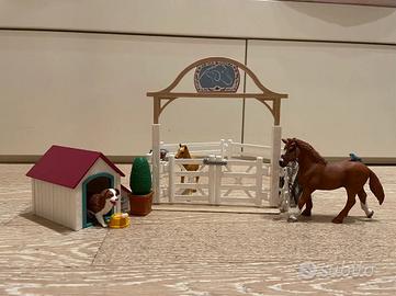 Set cavalli e cane - Schleich 42458